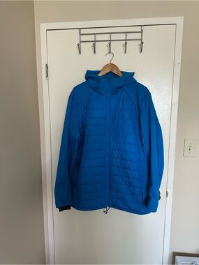 Under Armour Storm Men's Hooded Quilted Jacket in Bright Blue